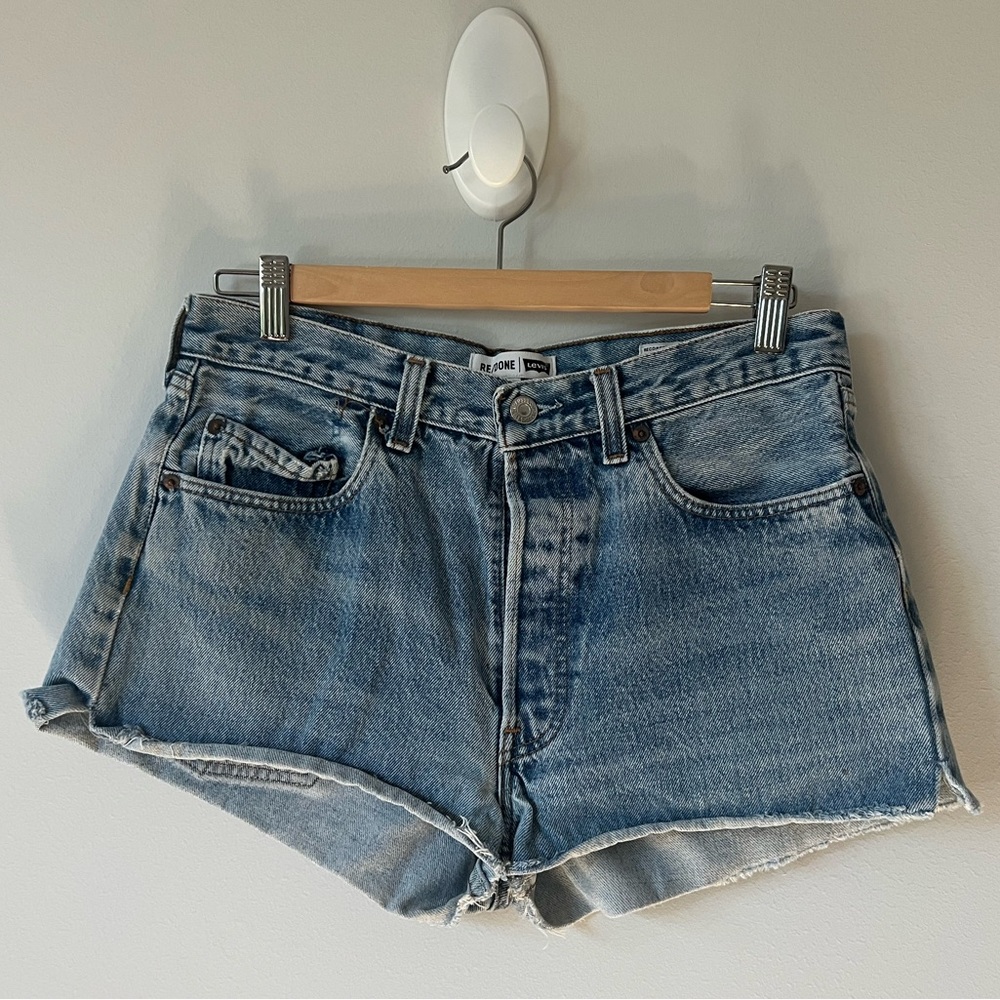 Re/done Levi’s Denim Shorts, Size 26